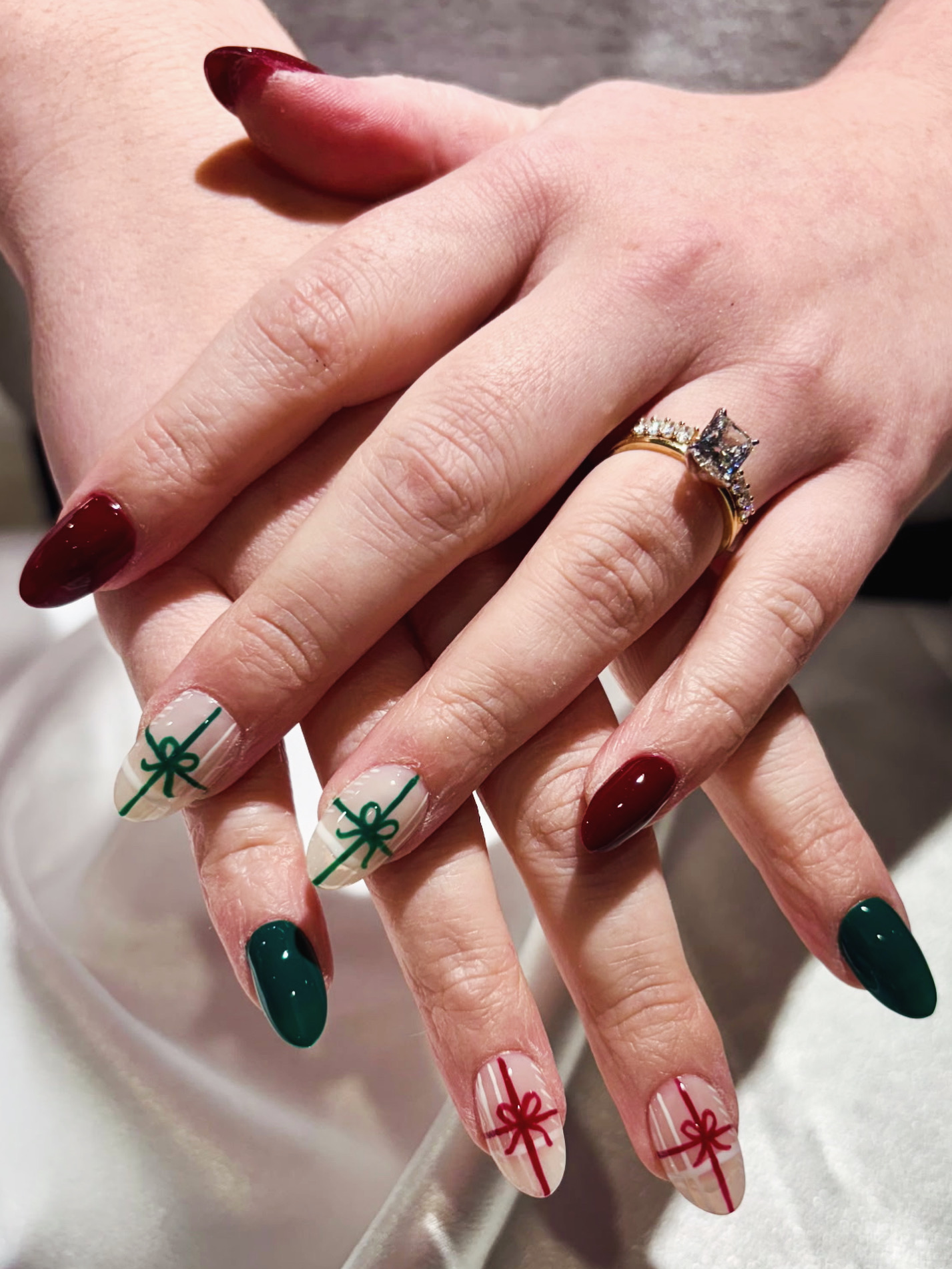 Festive nail design
